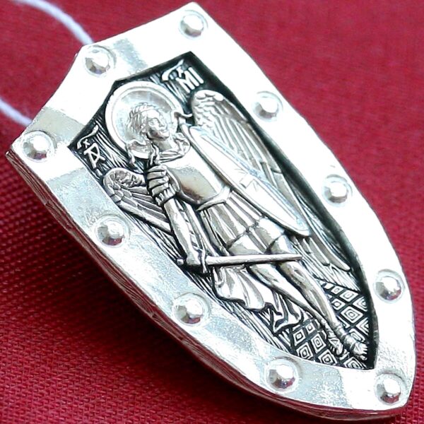 St. Archangel Michael Silver Orthodox Pendant
