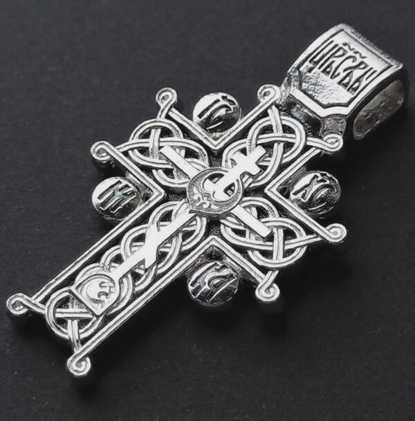 Men Golgotha Crucifix Prayer Body Cross Silver 925 Christian Orthodox Authentic Jewelry Handmade
