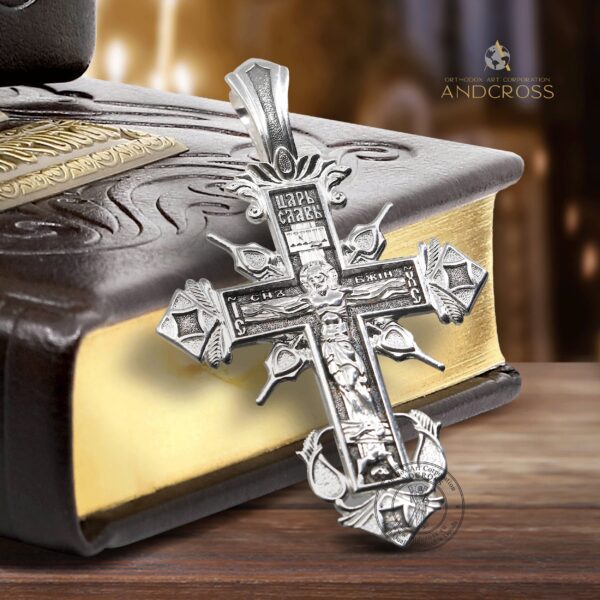 Prayer Cross Pendant Sterling Silver- 13.5g
