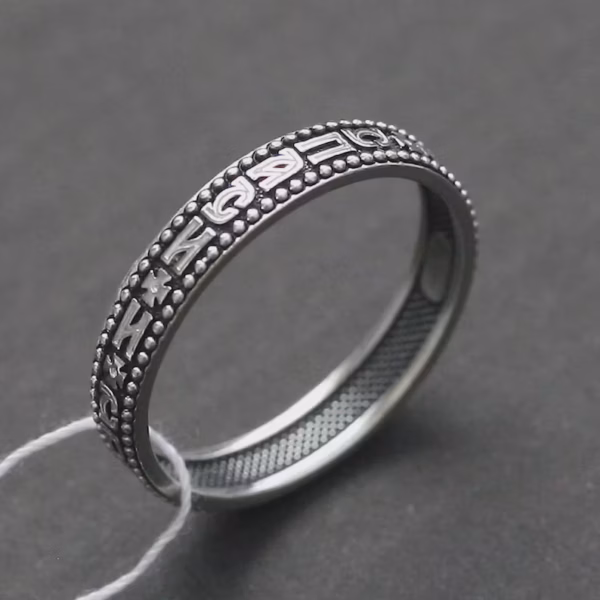 Handcrafted Orthodox Silver 925 Ring – Save and Protect Prayer – Premium Russian Greek Christian Jewelry – Unisex