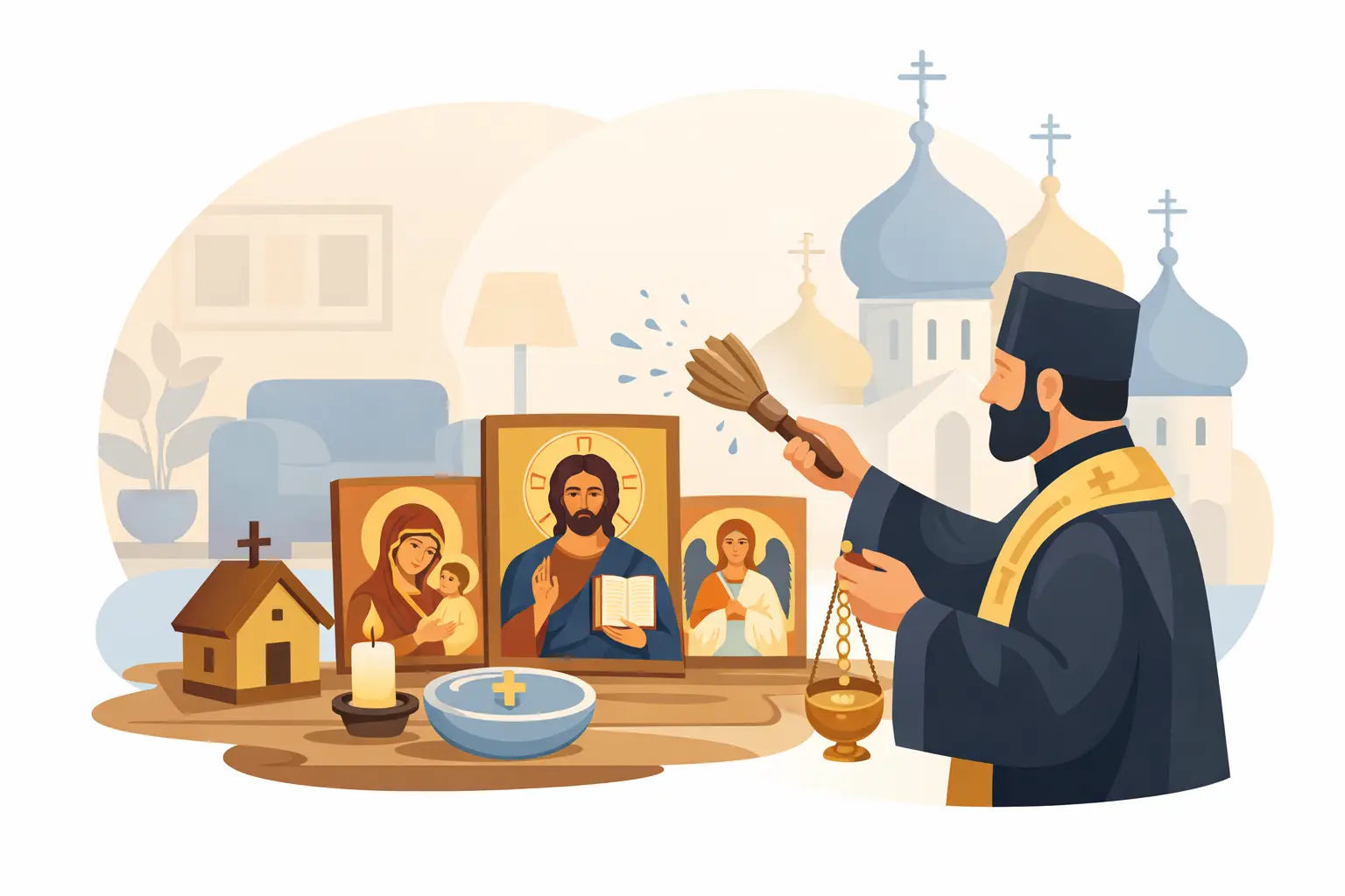 How to Bless Home Icons in Orthodox Tradition