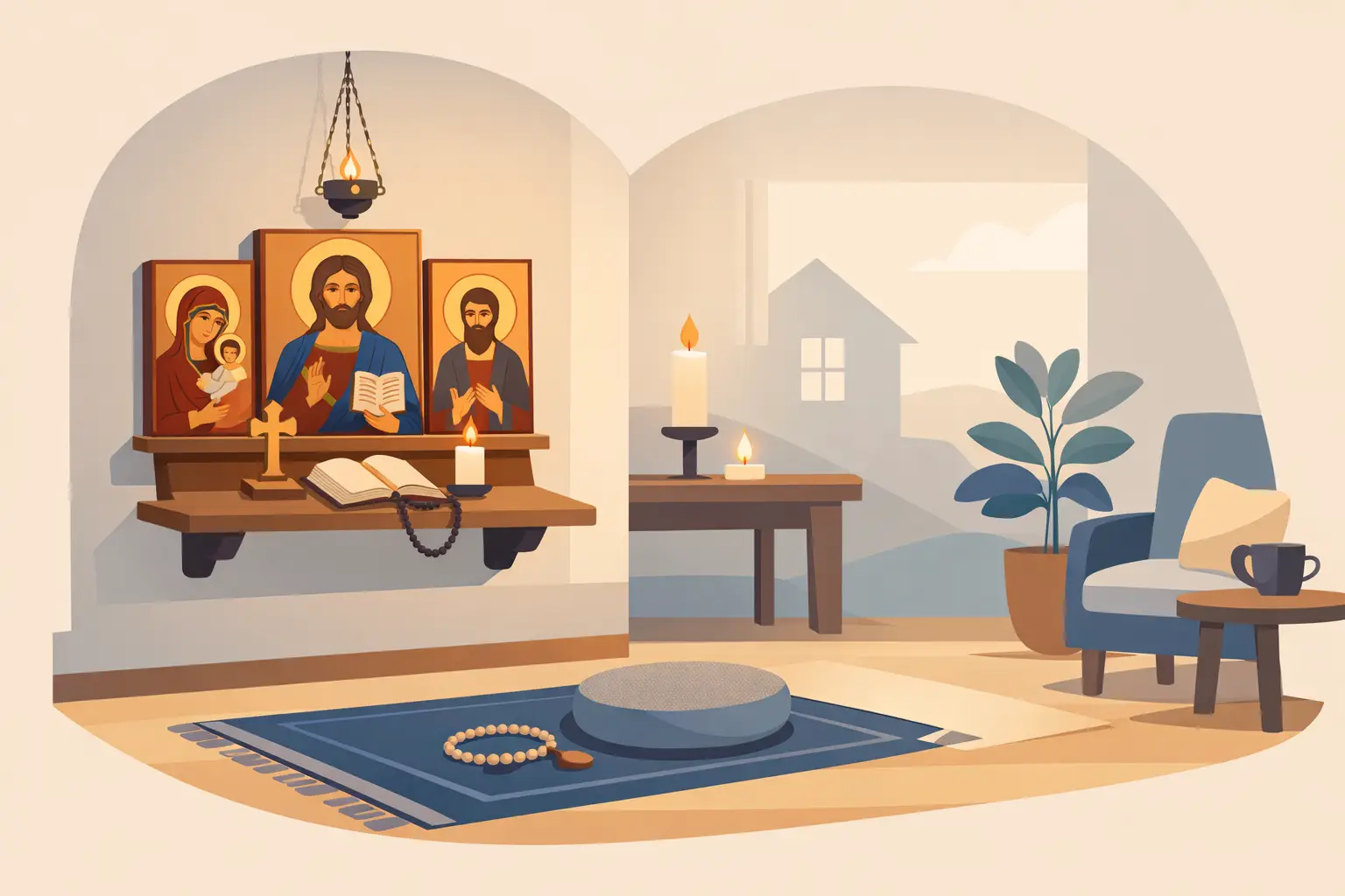 How to Set Up an Orthodox Icon Corner at Home