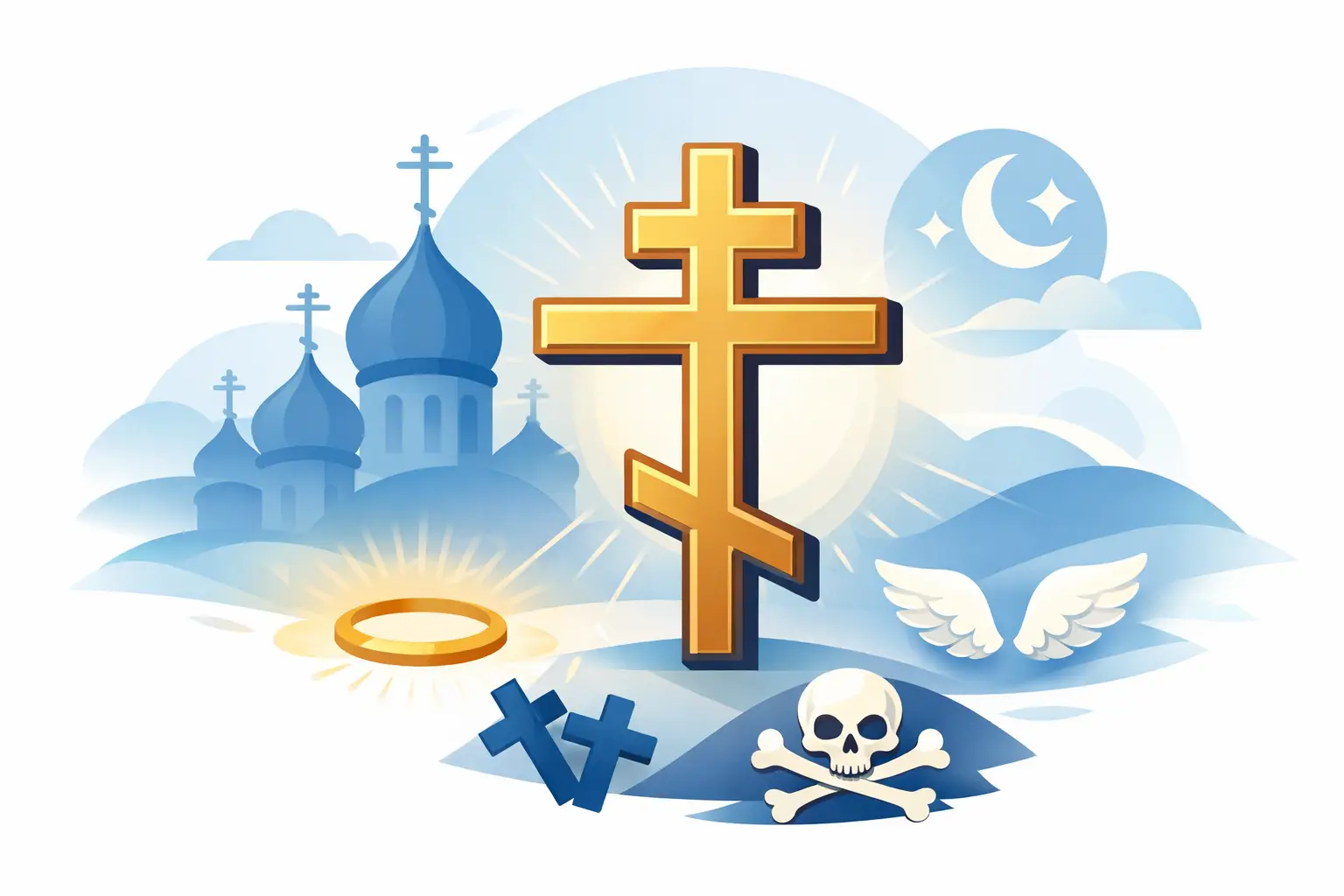 Russian Orthodox Cross Meaning and Its Symbols