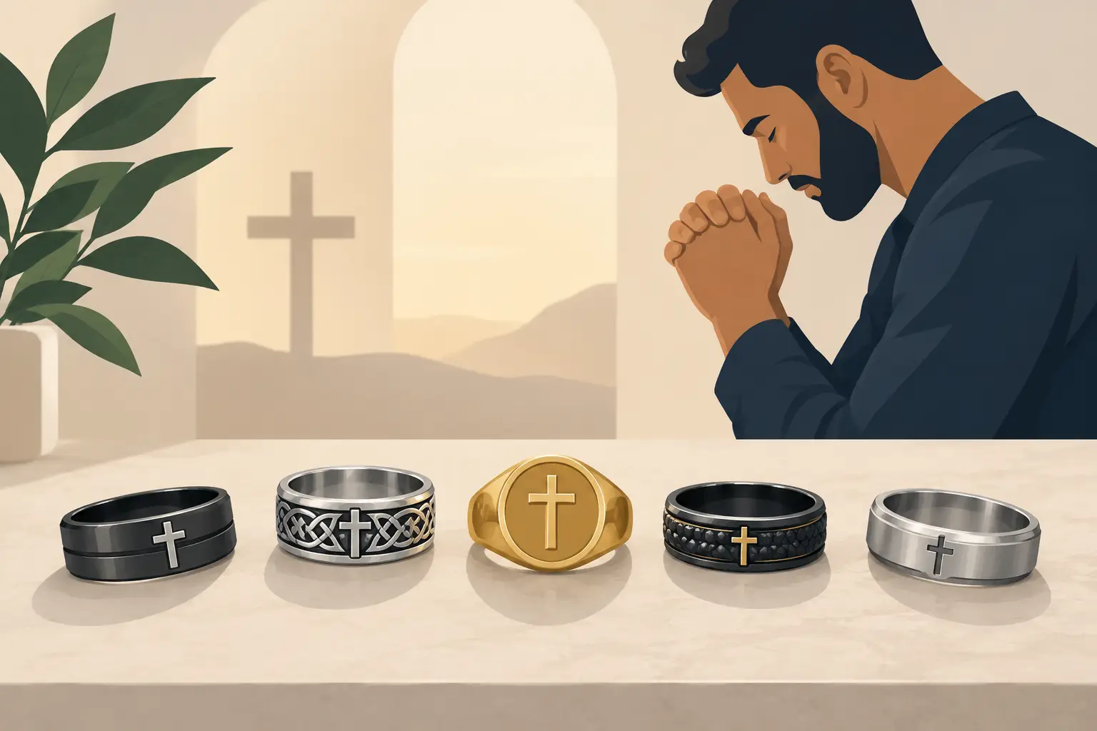 Best Religious Rings for Men to Wear in Prayer