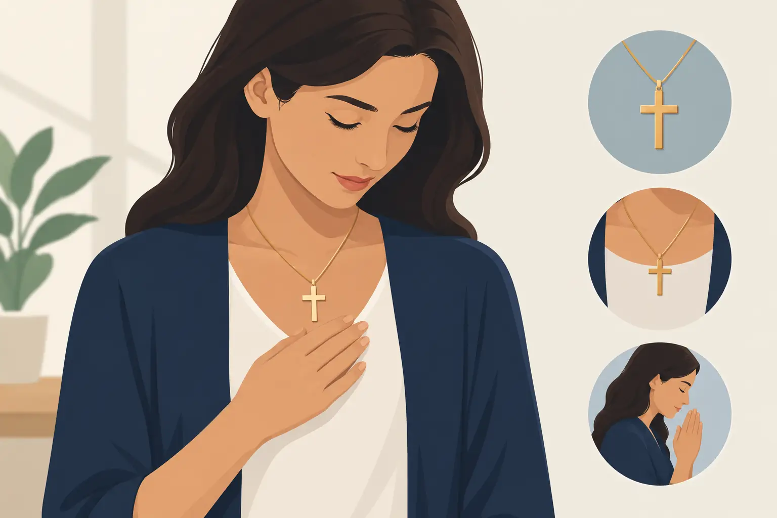 How to Wear a Body Cross With Reverence